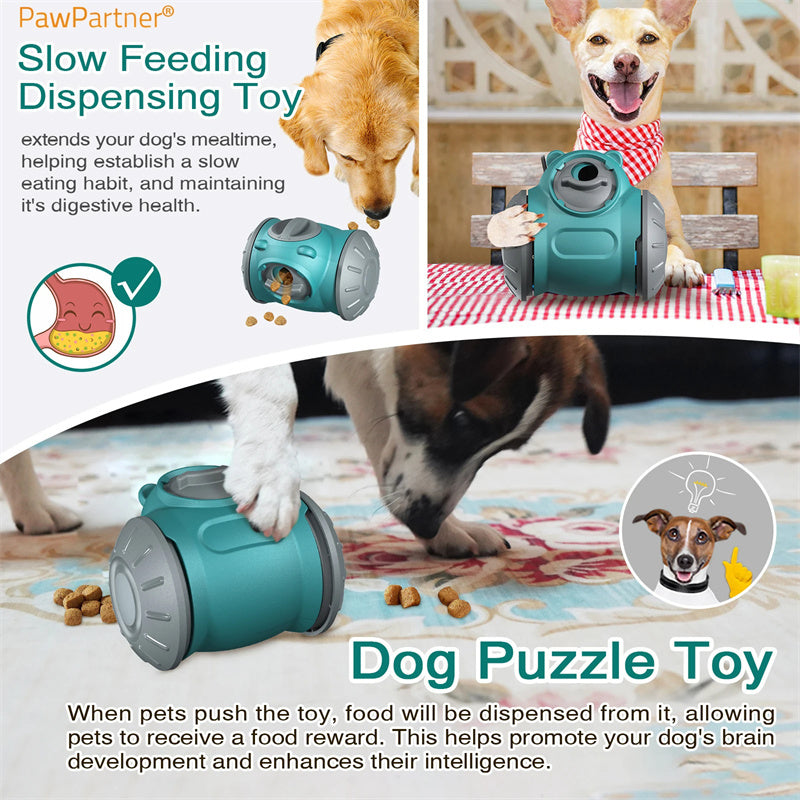 Dog Tumbler Toys Increases Pet IQ Interactive Slow Feeder For Small