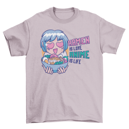 Ramen & anime t-shirt